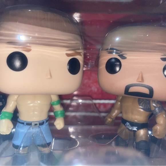 Funko Pop JOHN CENA & THE ROCK In The Ring - Picture 10 of 11